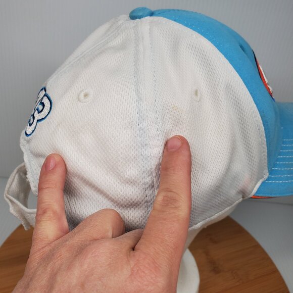 Fanatics STP 43 Aric Almirola Trucker Hat Blue White Nascar Baseball Cap - Picture 10 of 11